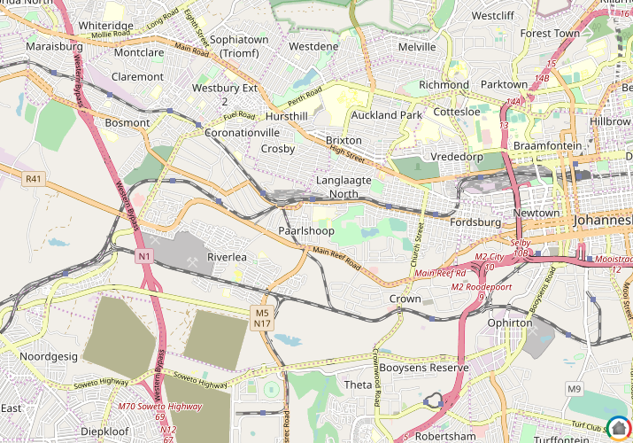 Map location of Paarlshoop